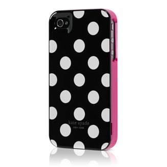 Kate Spade Large Black Dots Case