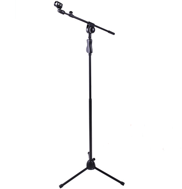 Adjustable Folding Mircrophone Stand with Telescopic Boom